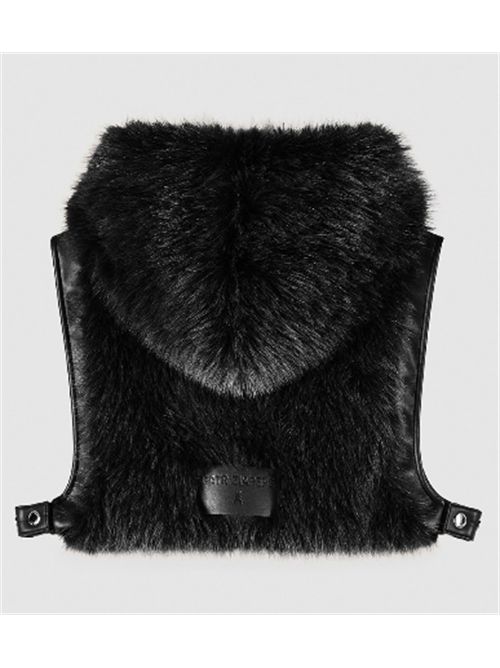 Gilet Corto con Cappuccio Effetto Pelliccia Patrizia Pepe PATRIZIA PEPE | 2F0095-E077K103